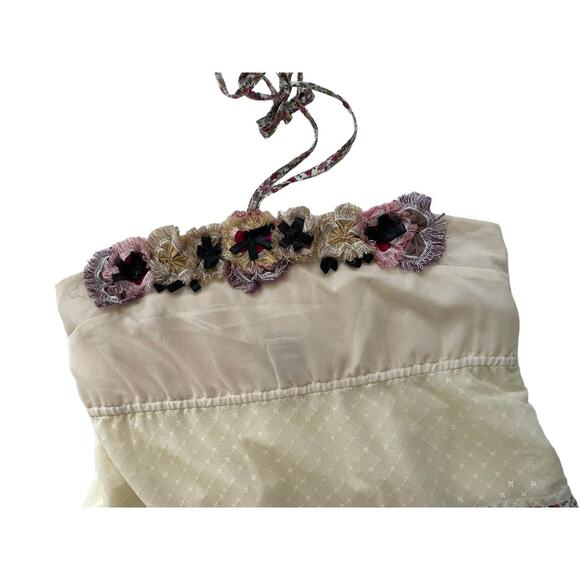 Humming Boho Floral Tube Top/Dress Size Large - Picture 2 of 7